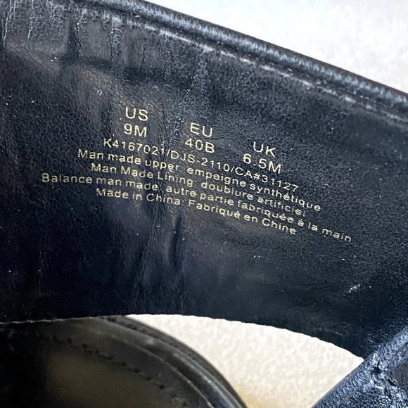 DKNY Slingback Heeled Sandals- Black-Silver Hardware NWT Size 9 Romantic…Gothic - Picture 11 of 16